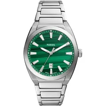Fossil »EVERETT«, silber (Analoguhr, 42 mm)