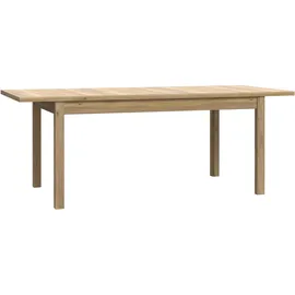Forte Esstisch Killarney 160/207 x 90 cm Holzoptik Braun Eiche 160