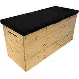 Gartenbox Kissenbox Auflagenbox Auflagenbox Holz Gartentruhe mit Kissen 200L