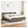 vidaXL Boxspringbett 180 x 200 cm Taupe