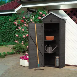 Promadino Gartenschrank "Babylon" anthrazit