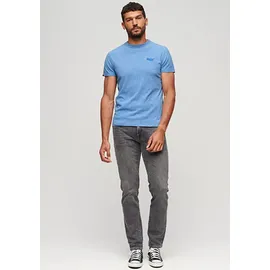 Superdry Vintage Logo Embroidered Kurzarm-T-Shirt Fresh Blue Grit M