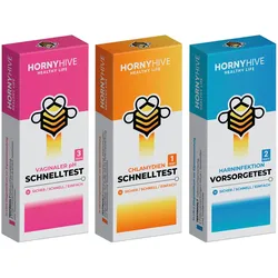 Horny Hive Schnelltest-Bundle 3 St