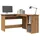 vidaXL Eckschreibtisch Artisan-Eiche 120x140x75 cm Holzwerkstoff