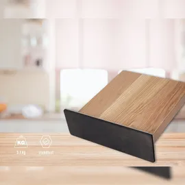 OLEIO Design magnetischer Messerblock aus Eichenholz