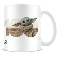 Star Wars Tasse (Grogu Disney 100 Design) 325 ml Keramik-Kaffeetasse, Disney-Geschenke für Frauen und Männer, Star Wars Geschenke für Männer und Frauen, Star Wars Tassen für Männer und Tassen für