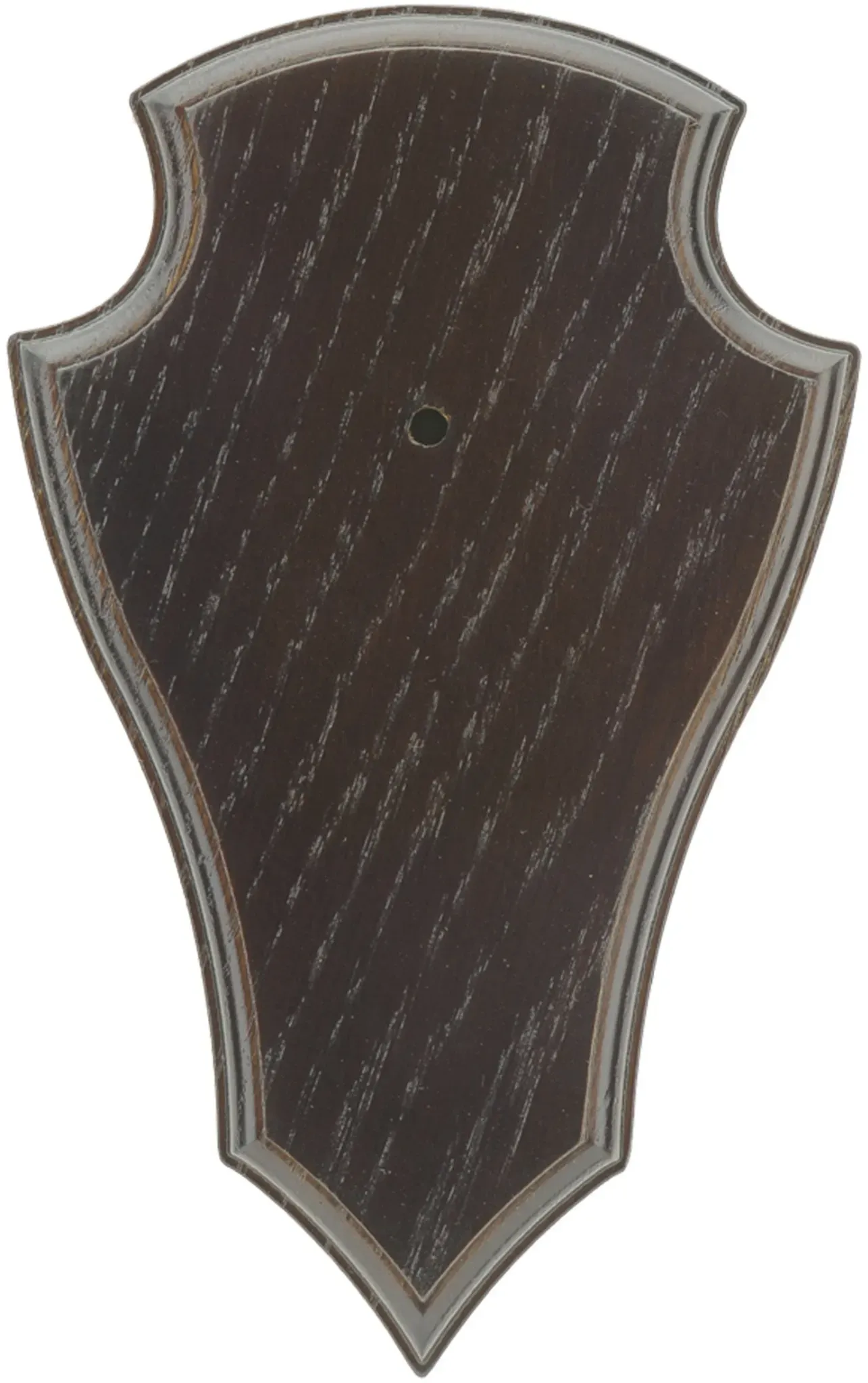 Gehörnbrettchen II dunkel mit Klammern