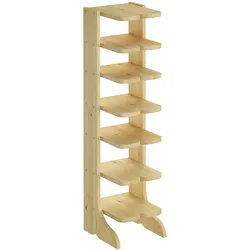 Erst-Holz 90.80-00 Schuhregal Schuhständer Holz Kiefer massiv Stiefelform