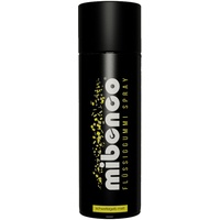 mibenco 71421016 Flüssiggummi Spray / Sprühfolie, Schwefelgelb Matt, 400 ml -Schutz für Oberflächen und zum Felgen lackieren