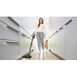 Bosch Serie 8 BSS825ALL Stabstaubsauger/Elektrischer Besen Akku Trocken Beutellos Schwarz, Weiß 5 Ah