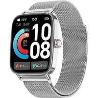Smartwatch Damen mit Telefonfunktion,1.85" HD Uhren Damen mit Herzfrequenz Schlafmonitor SpO2 Schrittzähler,110+Sportmodi Fitnessuhr,IP68 wasserdi...