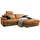 KAWOLA Ecksofa Lola Leder Recamiere rechts cognac