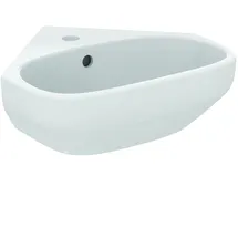 Ideal Standard i.life A Eckhandwaschbecken, T451601 45x41x15cm, mit Hahnloch und Überlauf, weiß