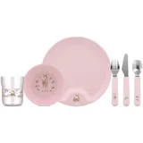 Mepal - Kindergeschirr Set Mio Little Dutch - Kinder Geschirr - Inklusive Kinderglas, Kinderteller, Kinderschale und Kinderbesteck - Spülmaschinengeeignet & BPA frei - 6-teilig Set - Fairy Garden