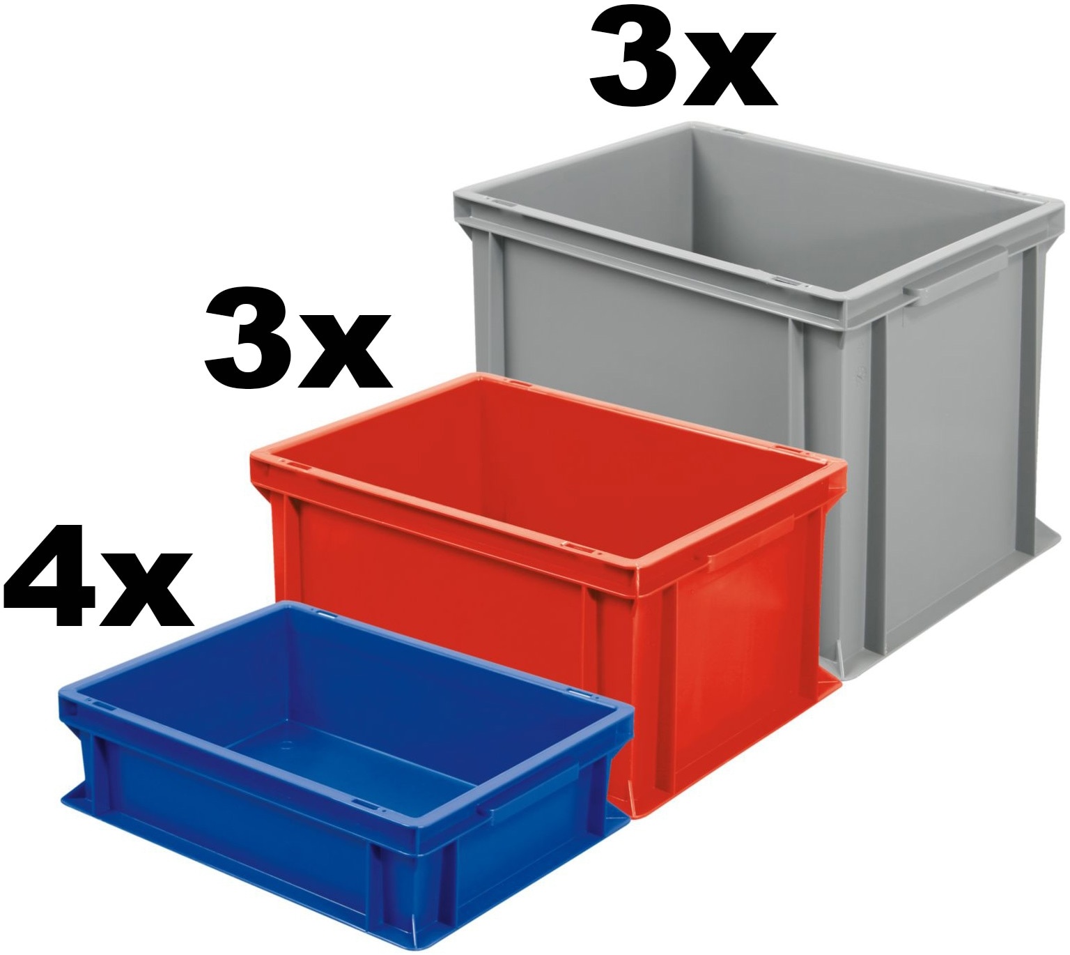 BRB Euro-Stapelbehälter / -Stapelboxen 10 Stück