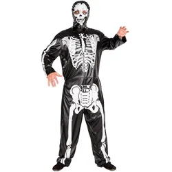 tectake® Herrenkostüm Skeleton