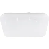 EGLO LED Deckenlampe Frania-S, Sternenhimmel Deckenleuchte mit Kristall-Effekt, Wandlampe aus Stahl und Kunststoff in weiß, Lampe für Badezimmer und Küche, neutralweiß, IP44, 33... -