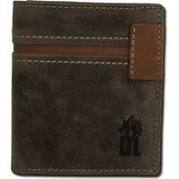 Drachenleder Echtleder Herren 8,5x10x2,5cm OPT084N - braun