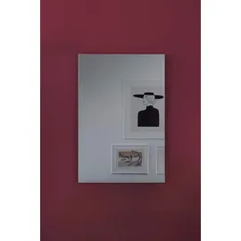 INOSIGN Garderobenspiegel INOSIGN "Malmö, Höhe 85 cm, rahmenlose Optik, hochwertiges Spiegelglas", weiß (weiß nb, spiegelglas), B:55cm H:85cm T:2cm, Spiegelglas, Spiegel, Garderobenspiegel, Spiegel, Wandspiegel, Flurspiegel, Dielenspiegel