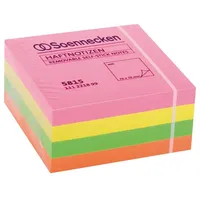 SOENNECKEN Haftnotizwürfel 5815 75x75mm 400Blatt neonfarben