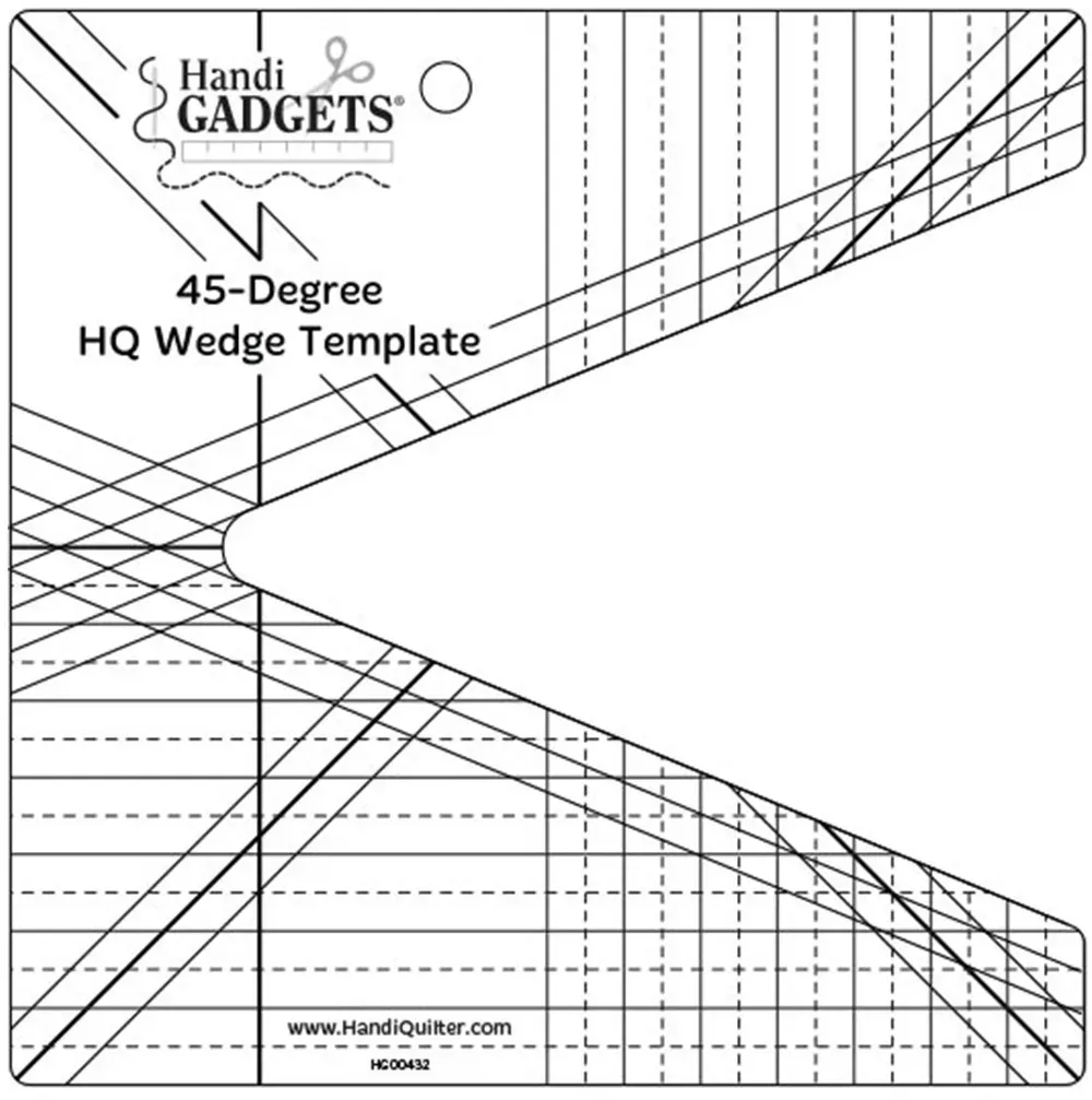 Handi Quilter 45 Degree Wedge Ruler