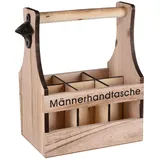 UNUS® Männerhandtasche Bier Flaschenträger 6 Flaschen