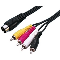 Monacor 1.2m Stereo-Adapter-Kabel
