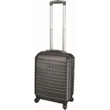 Jüscha Reisetrolley S 4-Rollen Cabin 53 cm / 40 l schwarz matt