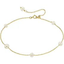 aniston jewelry & watches Armband mit Perlen gelb/goldfarben 24 cm