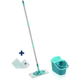 Leifheit Bodenwischer-Set Power Clean Gratisbezug Micro Duo M + gratis MicroDuo 33 cm Wischbreite