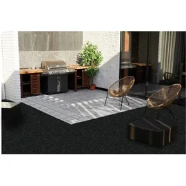 MDEKOR Kunstrasen 350 x 200 cm Schwarz/Anthrazit