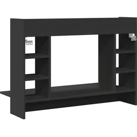 vidaXL Wand-Schreibtisch Schwarz 105x48x75 cm Holzwerkstoff