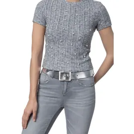 Bernd Götz Ledergürtel BERND GÖTZ Damen, Gr. 95, weiß, Leder, unifarben, Gürtel Ledergürtel, mit Rechteckschließe