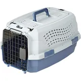 Amazon Basics Transportbox 48 x 32 x 25 cm Blau/Weiß