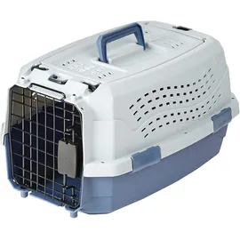 Amazon Basics Transportbox 48 x 32 x 25 cm Blau/Weiß