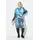 laurasøn Kleid Shirtkleid Blau/Grau 38