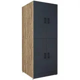 roomart Dora-i Waschmaschinenschrank 70 x 0 x 0 cm Anthrazit/Eiche