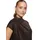 Zero Satinbluse chocolate plum 38