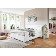 Westfalia Schlafkomfort Boxspringbett 160 x 200 cm H3 Weiß