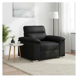 vidaXL Sessel Kunstleder 60 x 81 x 84 cm Schwarz