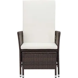 vidaXL Garten-Lounge-Set 2-tlg. braun 310232