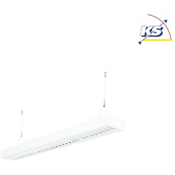 Frisch-Licht LED Pendel-Rasterleuchte direkt / indirekt, 116cm, IP20, UGR <19, schaltbar, weiß, 67W 4000K 8700lm FL-PLN134500H.8784