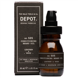 DEPOT 505 Conditioning Beard Oil Leather Wood