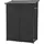 casa.pro Kaminholzregal Yakutat Metall 185 x 130 x 70 cm Schwarz