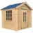 TIMBELA Spielhaus M570M-1 Blau/Natur