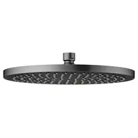 Keuco Kopfbrause 250mm schwarzchrom gebürstet