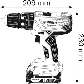 Bosch GSB 18V-21 Professional inkl. 2 x 2 Ah + L-Boxx 06019H1105