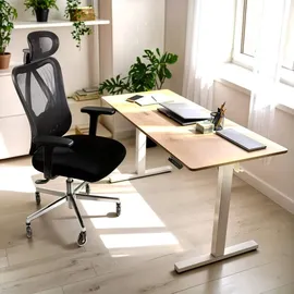 Arebos Bürostuhl Ergonomisch Schwarz