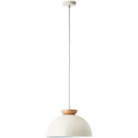 Brilliant Pendelleuchte Nalam Pendelleuchte 35cm holz hell/grau Metall/Holz 1x A60, E27, 40 W, Geeignet für Normallampe (nicht enthalten)