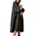 RAINKISS Damen Poncho Schwarz